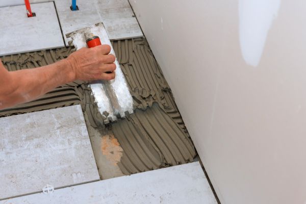Bathroom Floor Renovation in Daphne